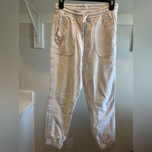 Athleta White Joggers
